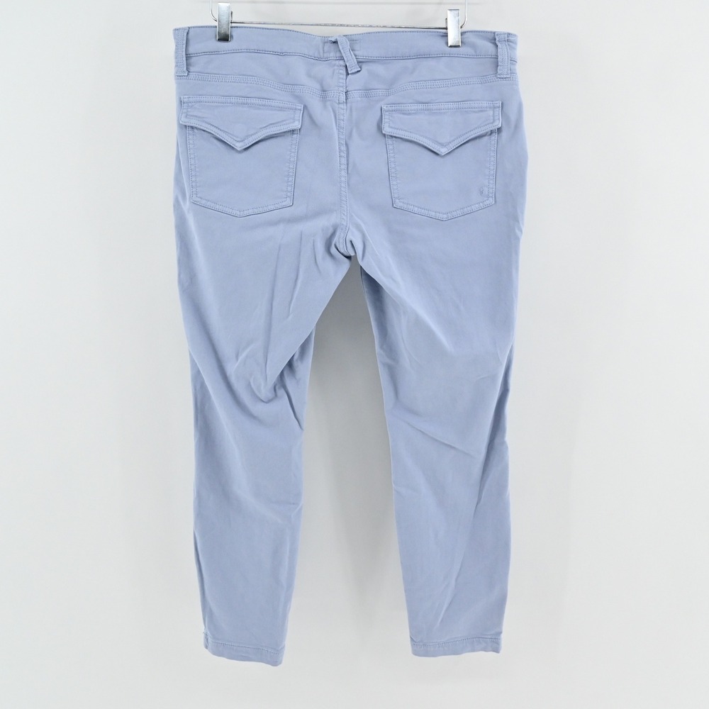 Joie Womens Park Skinny Pants Size 34 Blue Zip Pocket Utility Cargo Stretch Chic - Picture 2 of 12